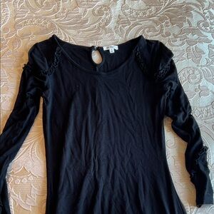 Chic Black Long Sleeve Dress